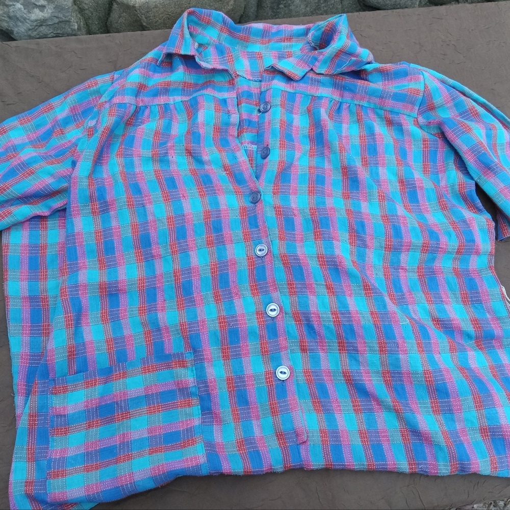 Vintage Plaid Dress